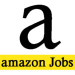 white and yellow background : amazon jobs
